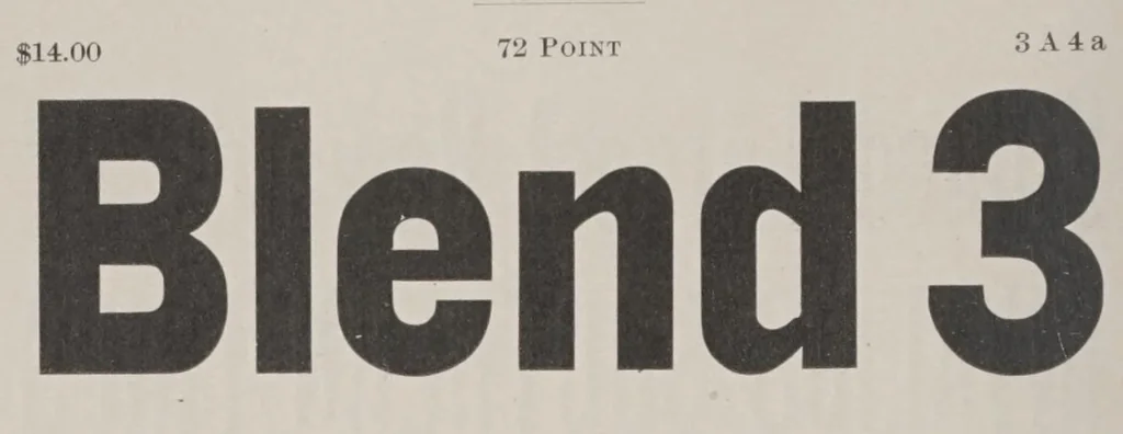 An illustration from A desk book of printing types; to which is appended a condensed catalogue and price list of printing machinery and materials, 1898, leaf 292