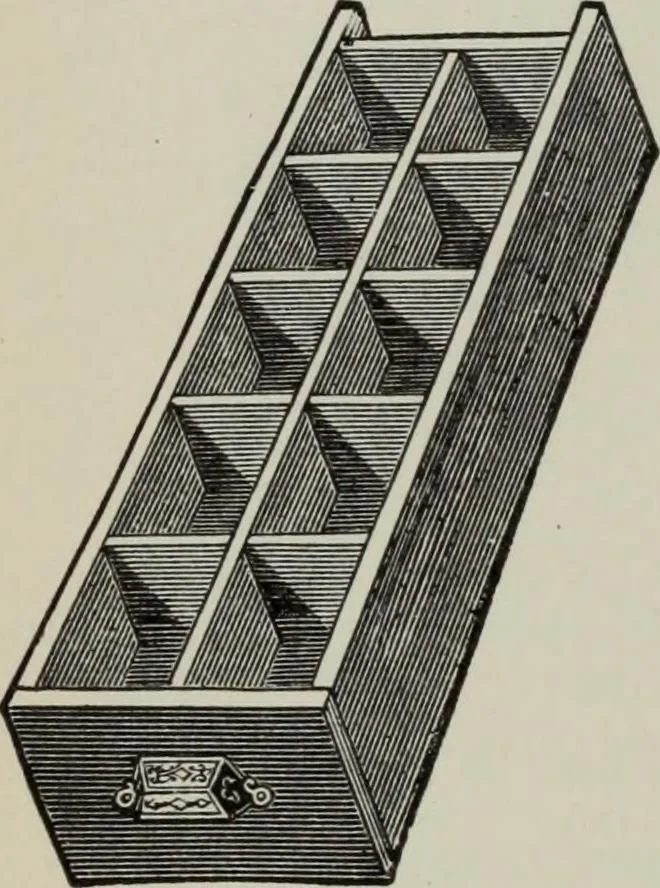 An illustration from Desk book of type specimens, borders, ornaments, brass rules and cuts : catalogue of printing machinery and printers' supplies, 1900, leaf 1007