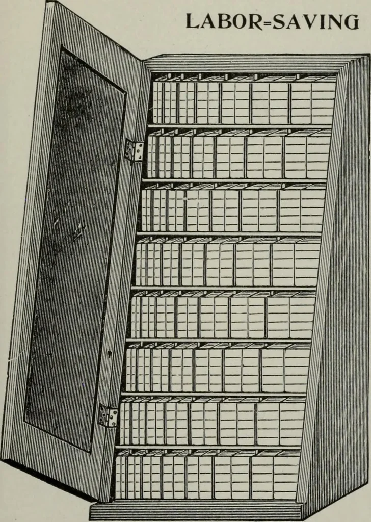 An illustration from Desk book of type specimens, borders, ornaments, brass rules and cuts : catalogue of printing machinery and printers' supplies, 1900, leaf 1016