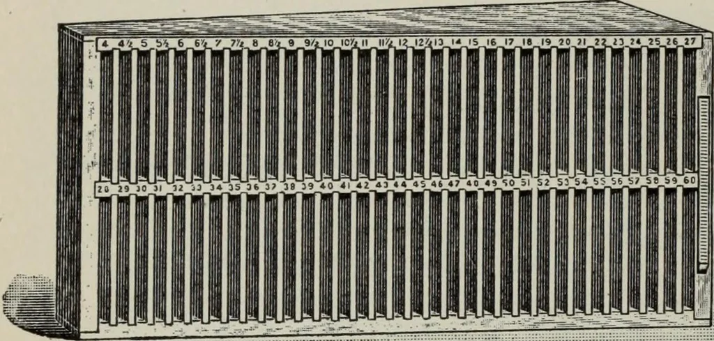 An illustration from Desk book of type specimens, borders, ornaments, brass rules and cuts : catalogue of printing machinery and printers' supplies, 1900, leaf 1017