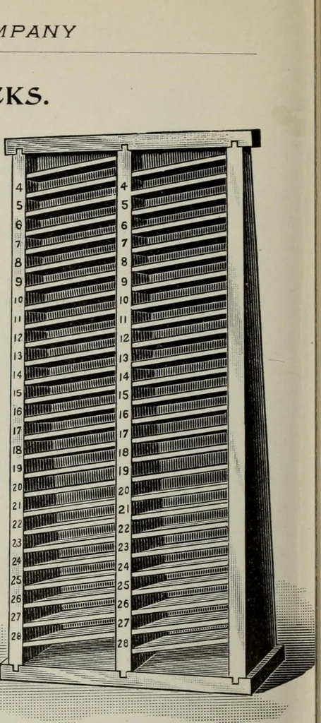 An illustration from Desk book of type specimens, borders, ornaments, brass rules and cuts : catalogue of printing machinery and printers' supplies, 1900, leaf 1017