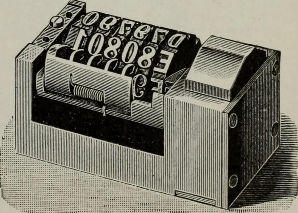 An illustration from Desk book of type specimens, borders, ornaments, brass rules and cuts : catalogue of printing machinery and printers' supplies, 1900, leaf 1062