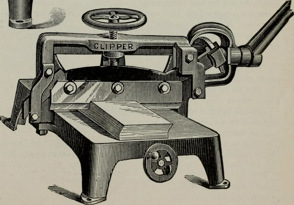 An illustration from Desk book of type specimens, borders, ornaments, brass rules and cuts : catalogue of printing machinery and printers' supplies, 1900, leaf 1070