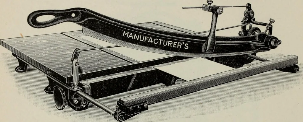 An illustration from Desk book of type specimens, borders, ornaments, brass rules and cuts : catalogue of printing machinery and printers' supplies, 1900, leaf 1073