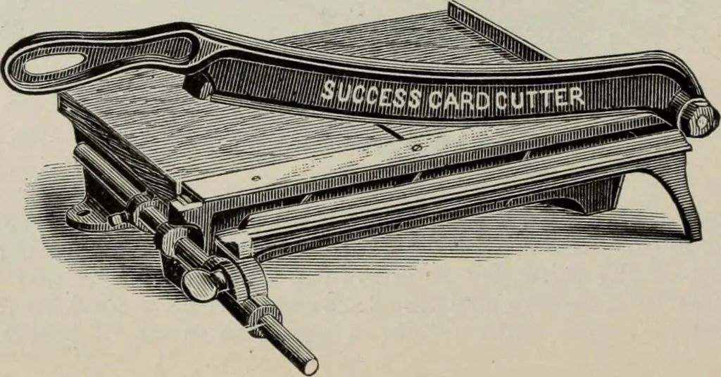 An illustration from Desk book of type specimens, borders, ornaments, brass rules and cuts : catalogue of printing machinery and printers' supplies, 1900, leaf 1073