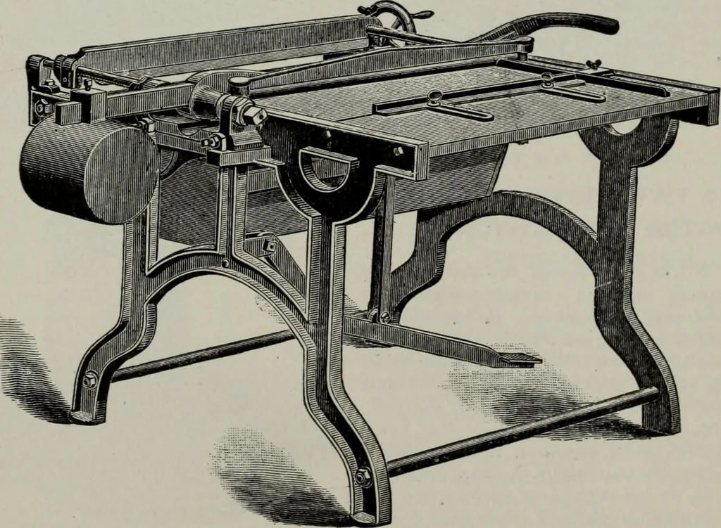 An illustration from Desk book of type specimens, borders, ornaments, brass rules and cuts : catalogue of printing machinery and printers' supplies, 1900, leaf 1074