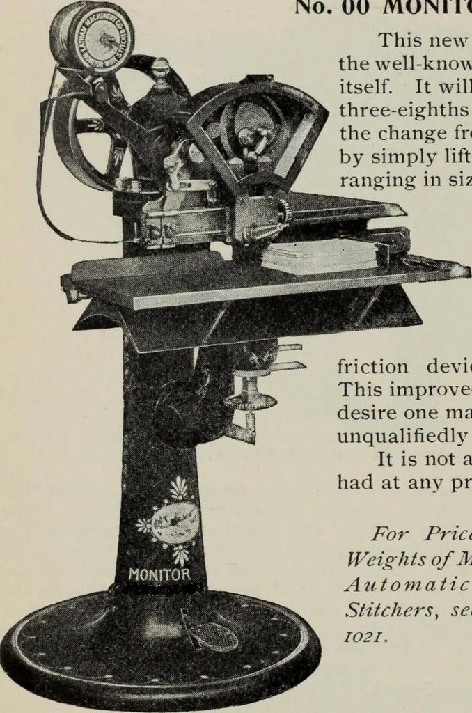 An illustration from Desk book of type specimens, borders, ornaments, brass rules and cuts : catalogue of printing machinery and printers' supplies, 1900, leaf 1075