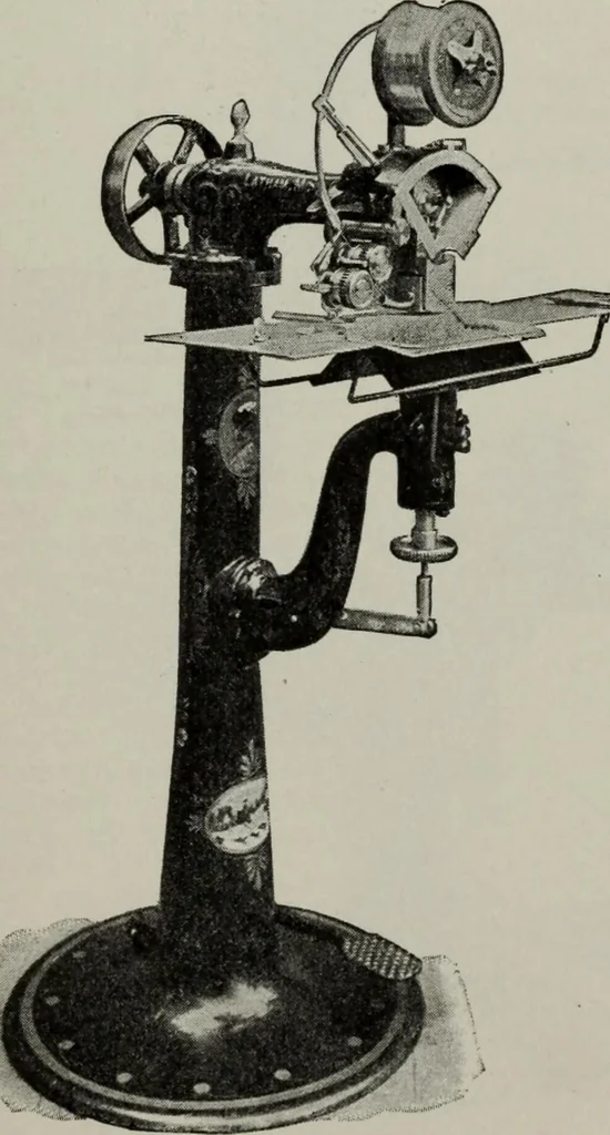 An illustration from Desk book of type specimens, borders, ornaments, brass rules and cuts : catalogue of printing machinery and printers' supplies, 1900, leaf 1076