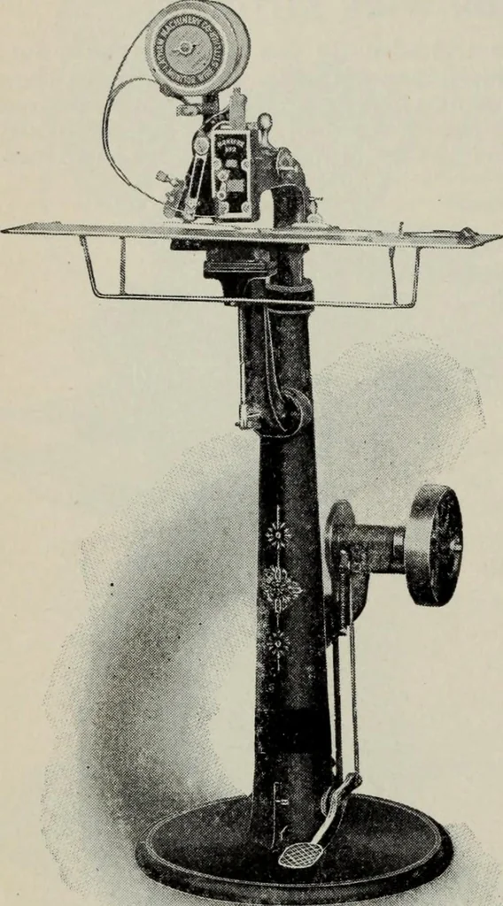 An illustration from Desk book of type specimens, borders, ornaments, brass rules and cuts : catalogue of printing machinery and printers' supplies, 1900, leaf 1077