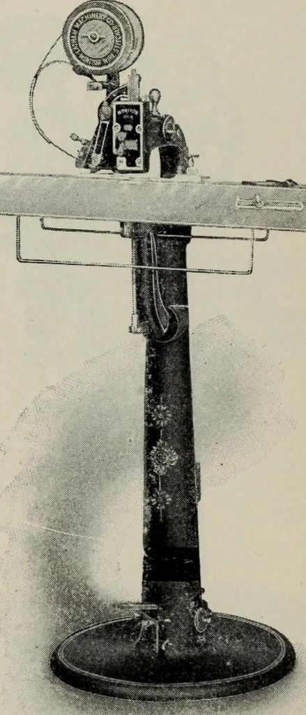 An illustration from Desk book of type specimens, borders, ornaments, brass rules and cuts : catalogue of printing machinery and printers' supplies, 1900, leaf 1077