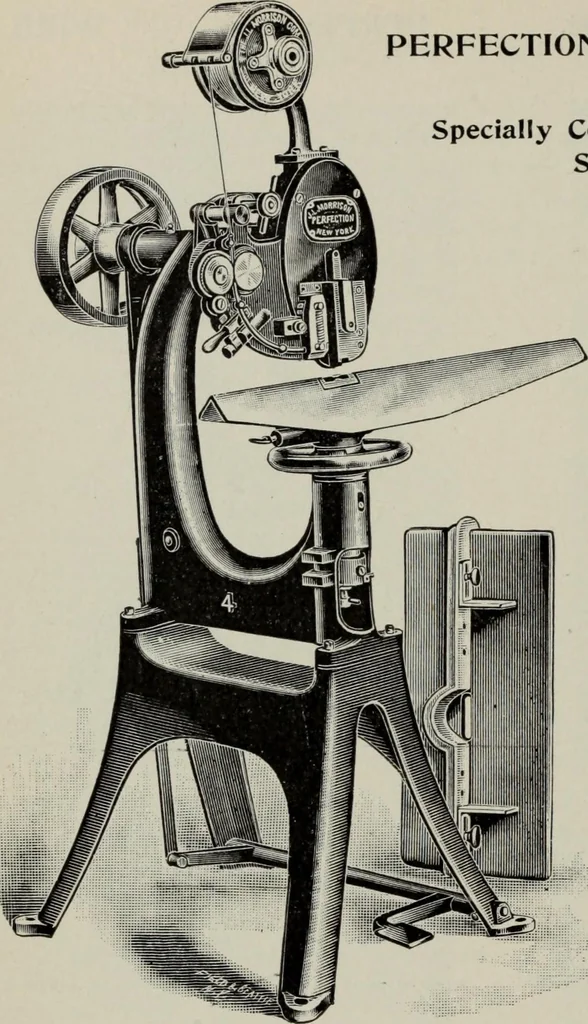 An illustration from Desk book of type specimens, borders, ornaments, brass rules and cuts : catalogue of printing machinery and printers' supplies, 1900, leaf 1081