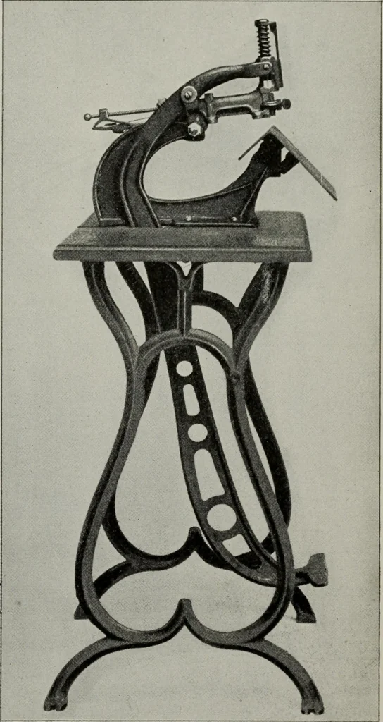 An illustration from Desk book of type specimens, borders, ornaments, brass rules and cuts : catalogue of printing machinery and printers' supplies, 1900, leaf 1084