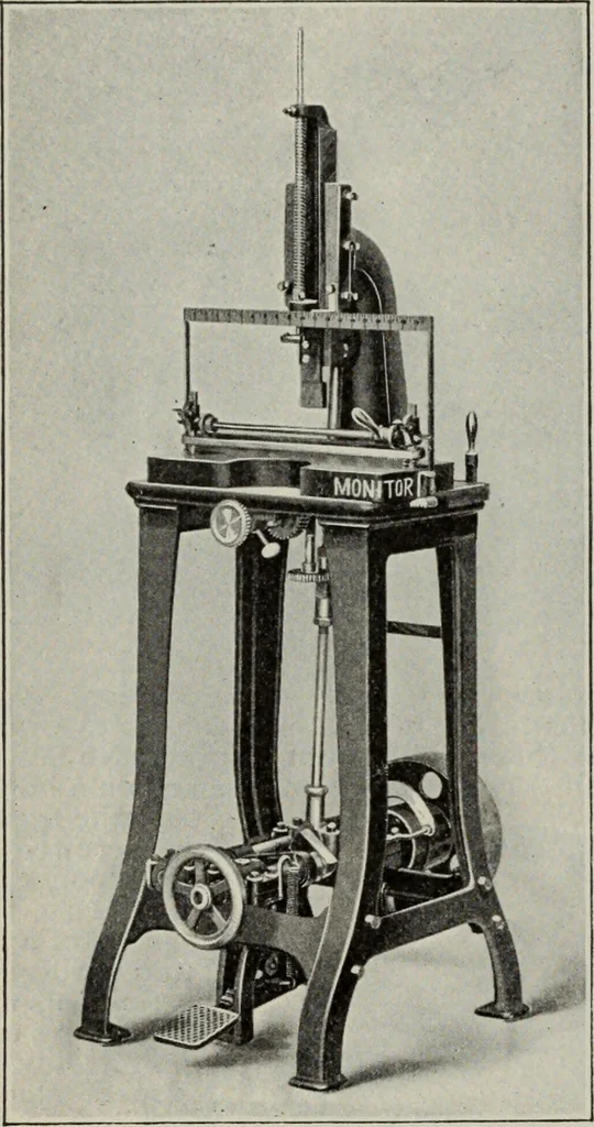 An illustration from Desk book of type specimens, borders, ornaments, brass rules and cuts : catalogue of printing machinery and printers' supplies, 1900, leaf 1087