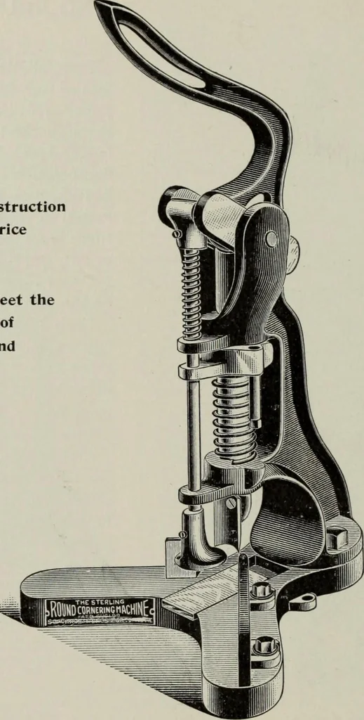 An illustration from Desk book of type specimens, borders, ornaments, brass rules and cuts : catalogue of printing machinery and printers' supplies, 1900, leaf 1089