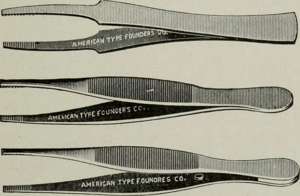 An illustration from Desk book of type specimens, borders, ornaments, brass rules and cuts : catalogue of printing machinery and printers' supplies, 1900, leaf 1112