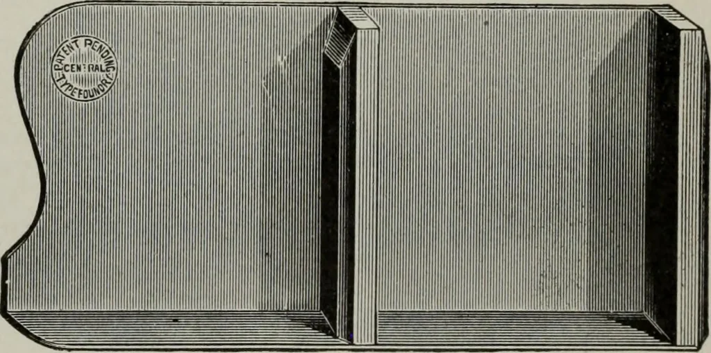 An illustration from Desk book of type specimens, borders, ornaments, brass rules and cuts : catalogue of printing machinery and printers' supplies, 1900, leaf 1114