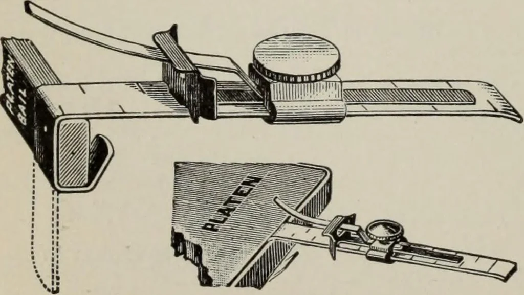 An illustration from Desk book of type specimens, borders, ornaments, brass rules and cuts : catalogue of printing machinery and printers' supplies, 1900, leaf 1119