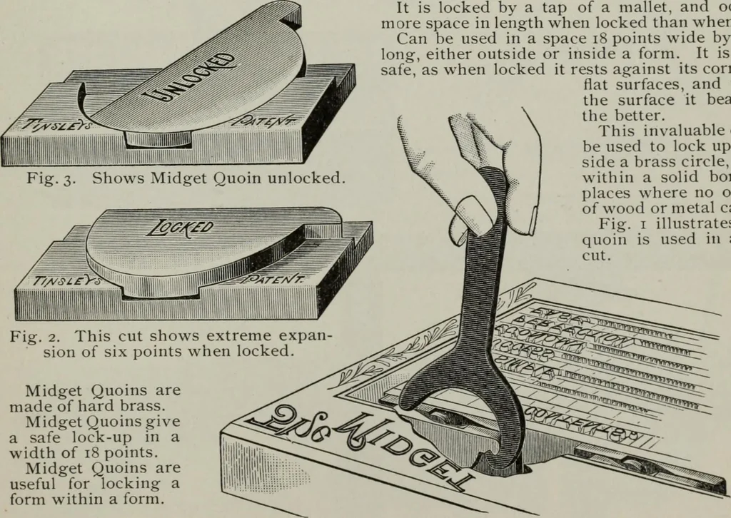 An illustration from Desk book of type specimens, borders, ornaments, brass rules and cuts : catalogue of printing machinery and printers' supplies, 1900, leaf 1122