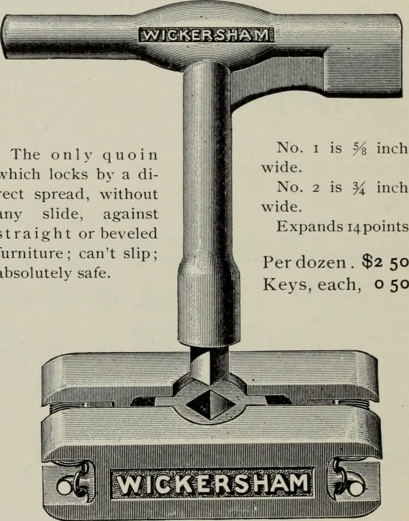 An illustration from Desk book of type specimens, borders, ornaments, brass rules and cuts : catalogue of printing machinery and printers' supplies, 1900, leaf 1123