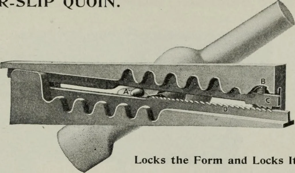 An illustration from Desk book of type specimens, borders, ornaments, brass rules and cuts : catalogue of printing machinery and printers' supplies, 1900, leaf 1124
