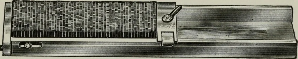 An illustration from Desk book of type specimens, borders, ornaments, brass rules and cuts : catalogue of printing machinery and printers' supplies, 1900, leaf 1132