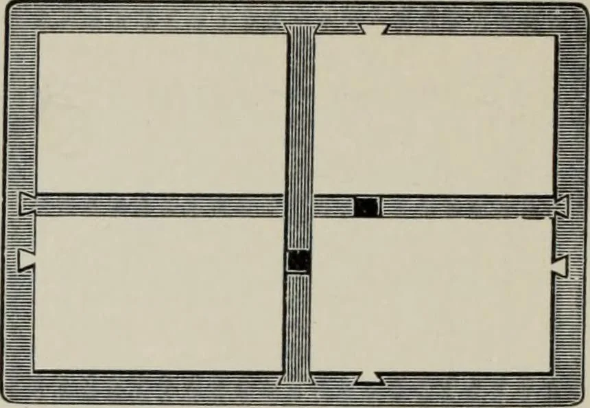 An illustration from Desk book of type specimens, borders, ornaments, brass rules and cuts : catalogue of printing machinery and printers' supplies, 1900, leaf 1143