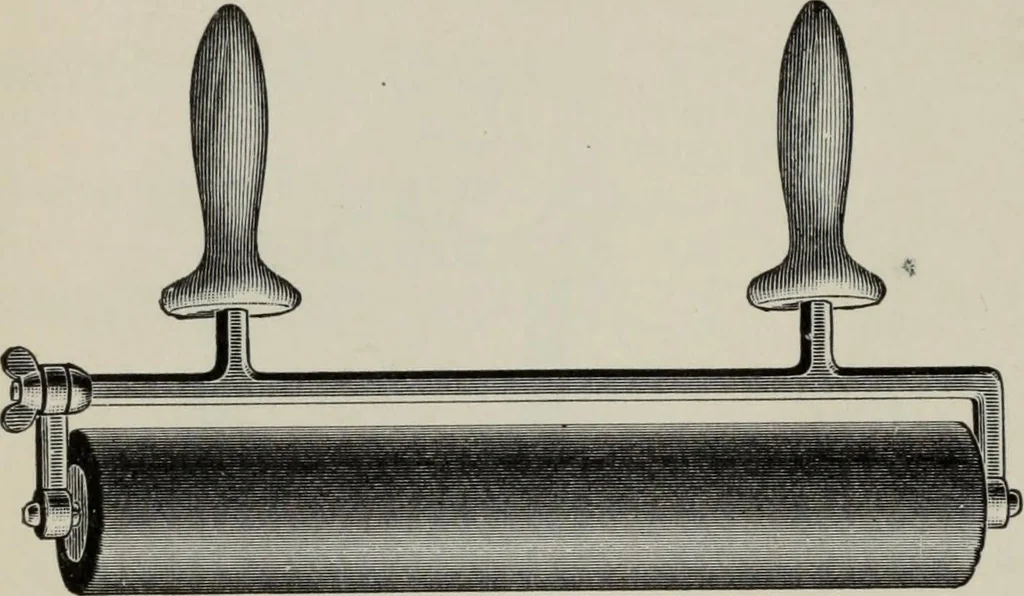 An illustration from Desk book of type specimens, borders, ornaments, brass rules and cuts : catalogue of printing machinery and printers' supplies, 1900, leaf 1147