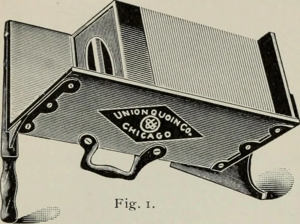 An illustration from Desk book of type specimens, borders, ornaments, brass rules and cuts : catalogue of printing machinery and printers' supplies, 1900, leaf 1149