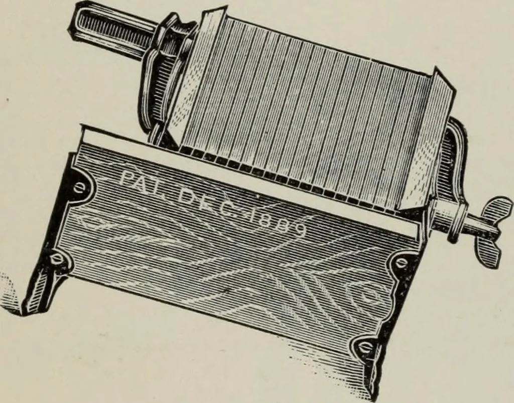 An illustration from Desk book of type specimens, borders, ornaments, brass rules and cuts : catalogue of printing machinery and printers' supplies, 1900, leaf 1149