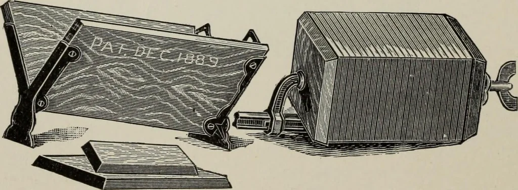 An illustration from Desk book of type specimens, borders, ornaments, brass rules and cuts : catalogue of printing machinery and printers' supplies, 1900, leaf 1149