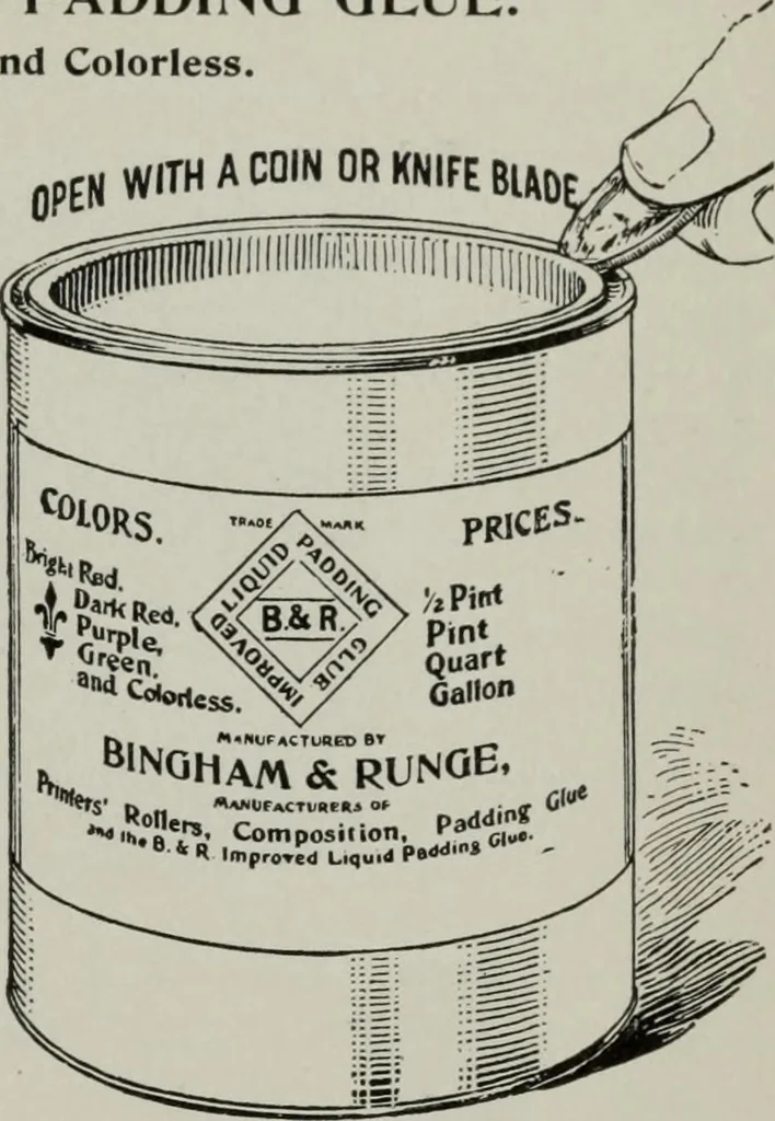 An illustration from Desk book of type specimens, borders, ornaments, brass rules and cuts : catalogue of printing machinery and printers' supplies, 1900, leaf 1150
