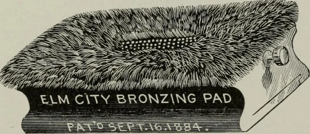 An illustration from Desk book of type specimens, borders, ornaments, brass rules and cuts : catalogue of printing machinery and printers' supplies, 1900, leaf 1154