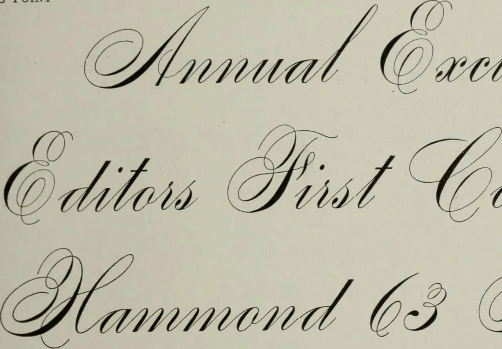 An illustration from Desk book of type specimens, borders, ornaments, brass rules and cuts : catalogue of printing machinery and printers' supplies, 1900, leaf 249