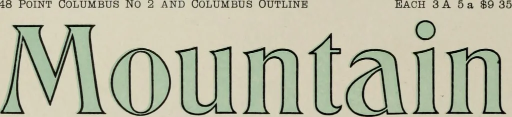 An illustration from Desk book of type specimens, borders, ornaments, brass rules and cuts : catalogue of printing machinery and printers' supplies, 1900, leaf 506