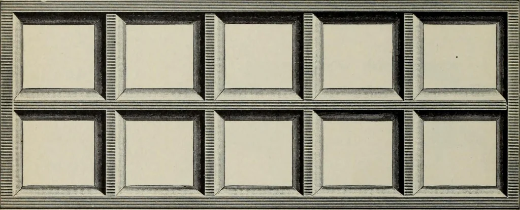 An illustration from Desk book of type specimens, borders, ornaments, brass rules and cuts : catalogue of printing machinery and printers' supplies, 1900, leaf 754