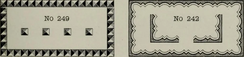 An illustration from Desk book of type specimens, borders, ornaments, brass rules and cuts : catalogue of printing machinery and printers' supplies, 1900, leaf 759