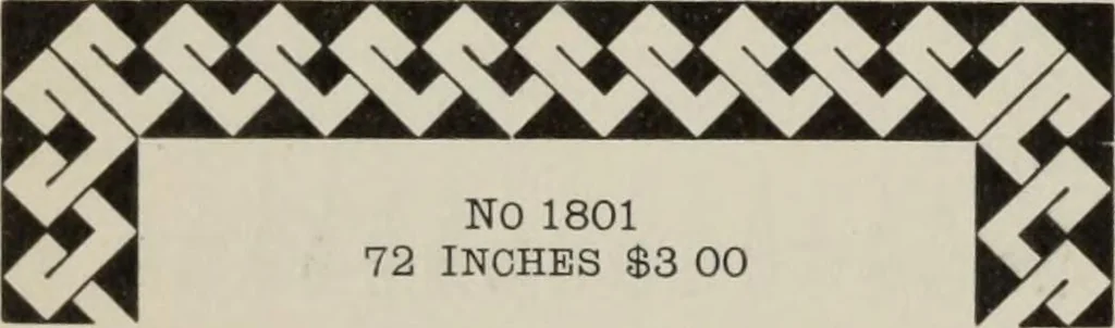 An illustration from Desk book of type specimens, borders, ornaments, brass rules and cuts : catalogue of printing machinery and printers' supplies, 1900, leaf 774