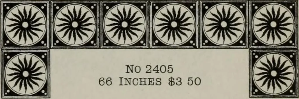 An illustration from Desk book of type specimens, borders, ornaments, brass rules and cuts : catalogue of printing machinery and printers' supplies, 1900, leaf 775