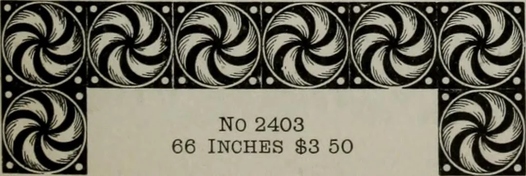An illustration from Desk book of type specimens, borders, ornaments, brass rules and cuts : catalogue of printing machinery and printers' supplies, 1900, leaf 775