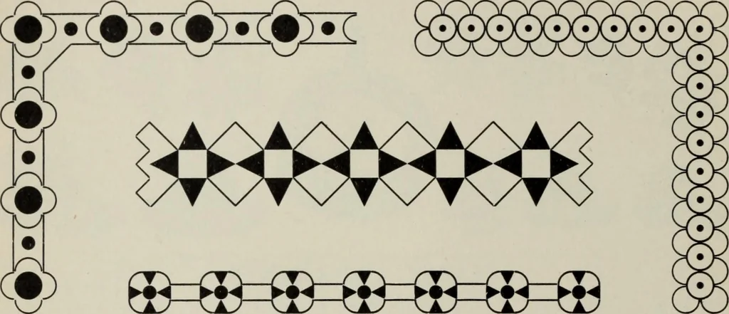 An illustration from Desk book of type specimens, borders, ornaments, brass rules and cuts : catalogue of printing machinery and printers' supplies, 1900, leaf 806