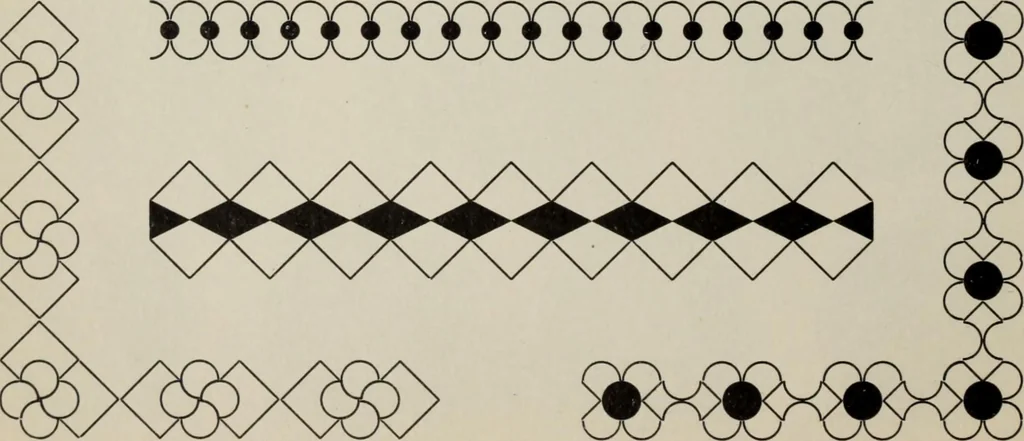 An illustration from Desk book of type specimens, borders, ornaments, brass rules and cuts : catalogue of printing machinery and printers' supplies, 1900, leaf 806