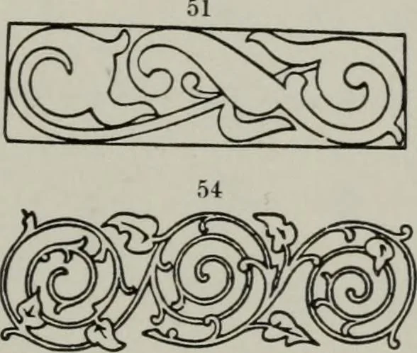 An illustration from Desk book of type specimens, borders, ornaments, brass rules and cuts : catalogue of printing machinery and printers' supplies, 1900, leaf 815