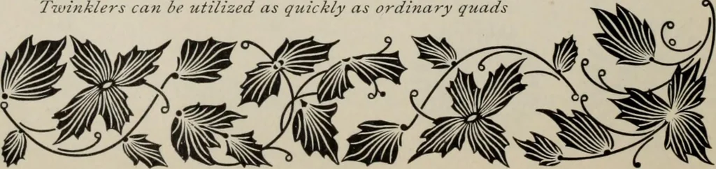 An illustration from Desk book of type specimens, borders, ornaments, brass rules and cuts : catalogue of printing machinery and printers' supplies, 1900, leaf 816