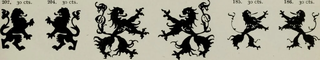 An illustration from Desk book of type specimens, borders, ornaments, brass rules and cuts : catalogue of printing machinery and printers' supplies, 1900, leaf 823