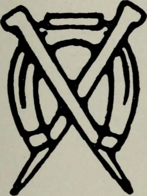 An illustration from Desk book of type specimens, borders, ornaments, brass rules and cuts : catalogue of printing machinery and printers' supplies, 1900, leaf 829