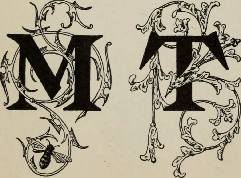 An illustration from Desk book of type specimens, borders, ornaments, brass rules and cuts : catalogue of printing machinery and printers' supplies, 1900, leaf 845