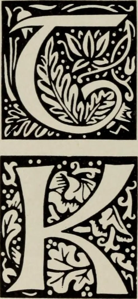 An illustration from Desk book of type specimens, borders, ornaments, brass rules and cuts : catalogue of printing machinery and printers' supplies, 1900, leaf 847