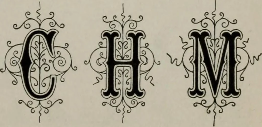 An illustration from Desk book of type specimens, borders, ornaments, brass rules and cuts : catalogue of printing machinery and printers' supplies, 1900, leaf 848