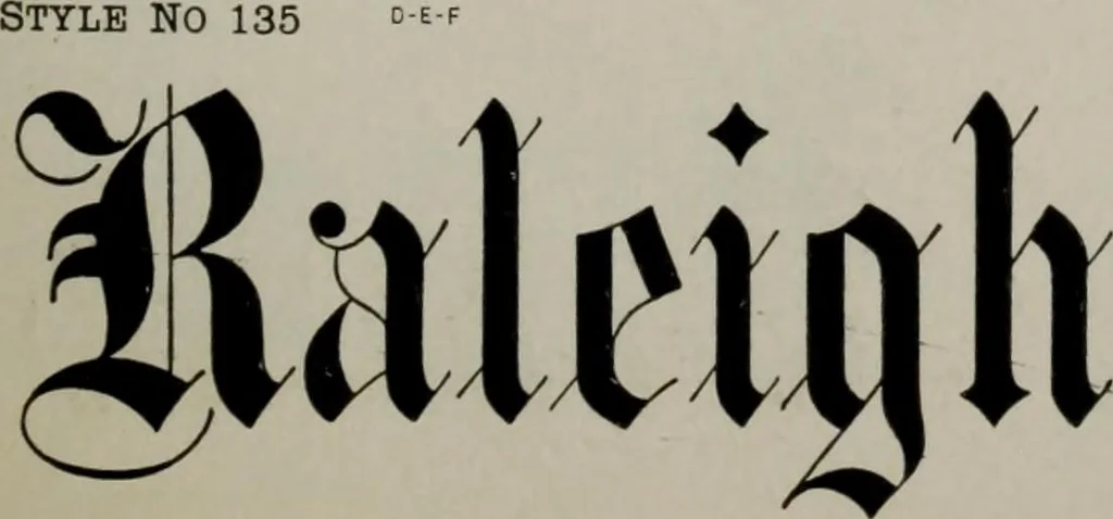 An illustration from Desk book of type specimens, borders, ornaments, brass rules and cuts : catalogue of printing machinery and printers' supplies, 1900, leaf 856