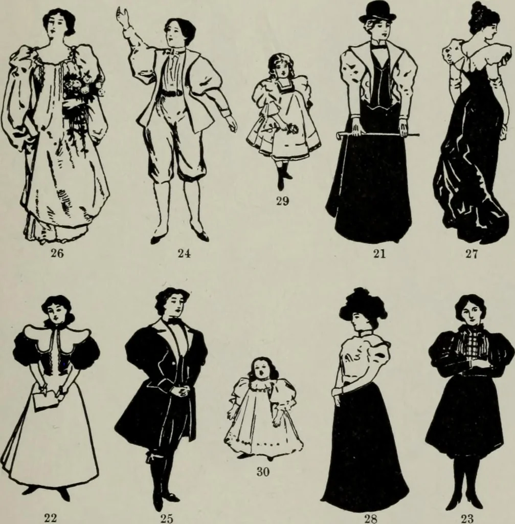 An illustration from Desk book of type specimens, borders, ornaments, brass rules and cuts : catalogue of printing machinery and printers' supplies, 1900, leaf 878